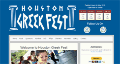 Desktop Screenshot of houstongreekfest.com